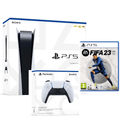 PlayStation 5 Console Disc Edition + With Extra PS5 DualSense Wireless Controller + FIFA 23 PS5 Game (Bundle)